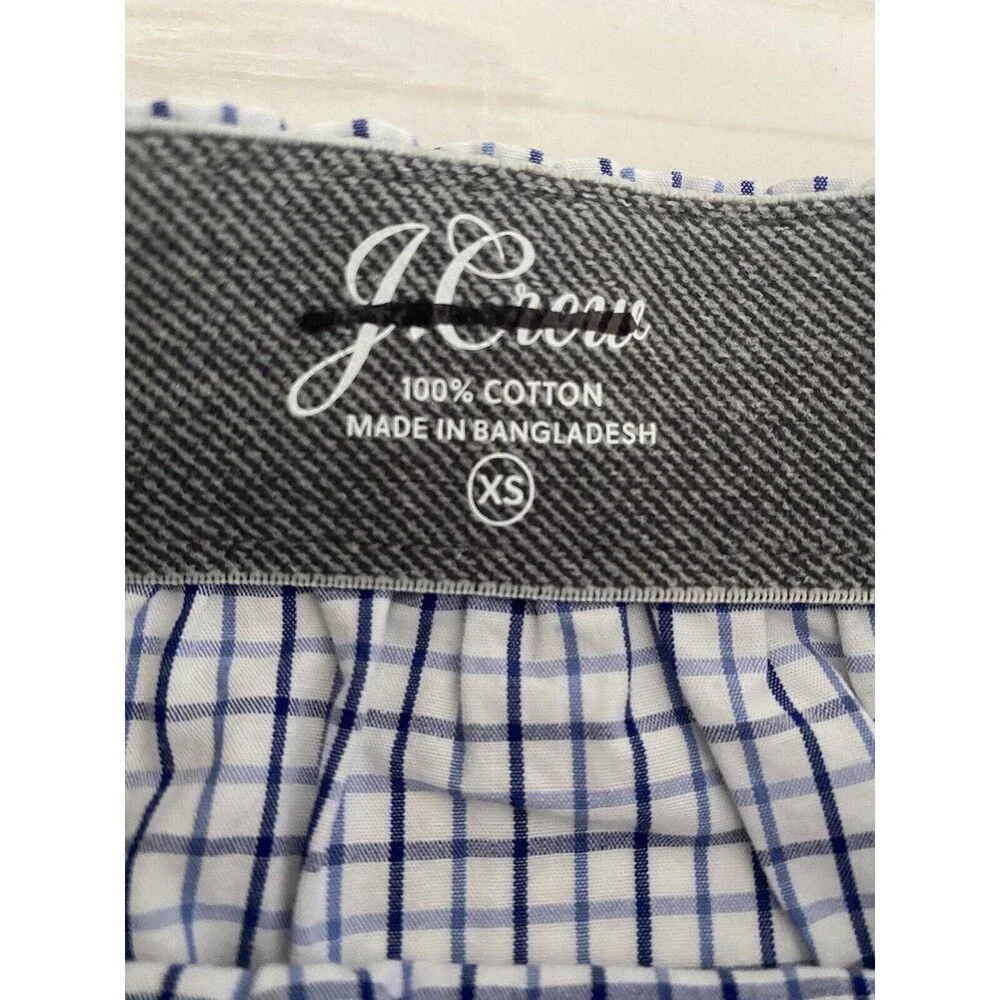 J.Crew Men’s Bundle (2) Cotton Printed boxers NWT Size  XS